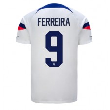 Förenta staterna Jesus Ferreira #9 Hemmatröja VM 2022 Korta ärmar
